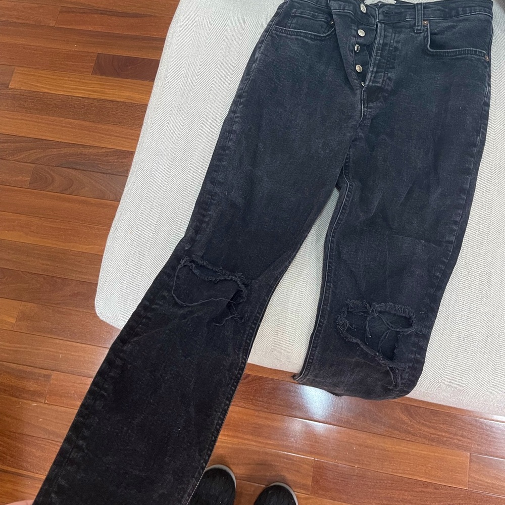 Free People Knee Rip Skinny Jean